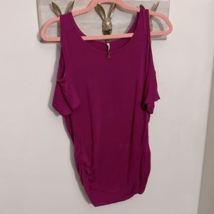 Cold shoulder blouse